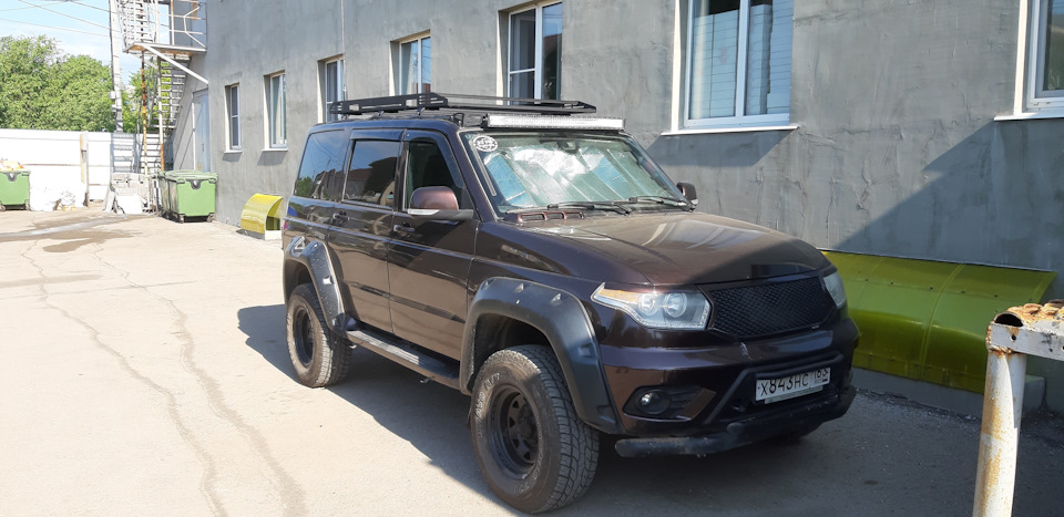 Багажники на рейлинги UAZ Patriot, 1 поколение [2005-2022]